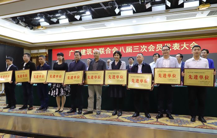 公司副總經理周興耀代表公司上臺領取牌匾。李立云 攝.jpg